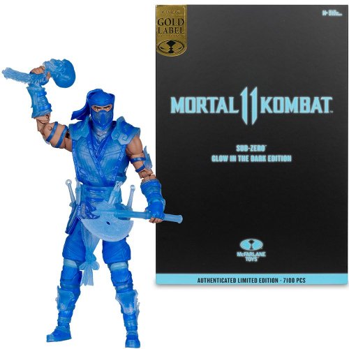 Купить Коллекционная фигурка McFarlane Toys Mortal Kombat 11 - Sub-Zero Glow In The Dark Edition - Gold Label (11097) - цена в Харькове, Киеве, Днепре, Одессе
в интернет-магазине Telemart фото