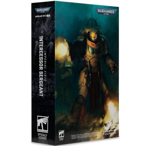 Купити Колекційна фігурка McFarlane Toys Warhammer 40K - Intercessor Sergeant: Imperial Fist Gold Label (10954) - ціна в Києві, Львові, Вінниці, Хмельницькому, Франківську, Україні | інтернет-магазин TELEMART.UA фото