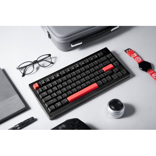 Купить Клавиатура Lemokey X4 84 Key RGB Hot-Swap Keychron Red (X4-H1-UA) Black - цена в Харькове, Киеве, Днепре, Одессе
в интернет-магазине Telemart фото