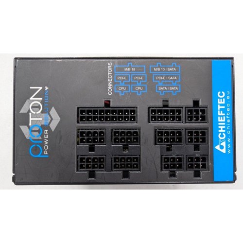 Блок живлення CHIEFTEC Proton 1000W (BDF-1000C) (Відновлено продавцем, 799295) купити з перевіркою сумісності: огляд, характеристики, ціна у Києві, Львові, Вінниці, Хмельницькому, Івано-Франківську, Україні | інтернет-магазин TELEMART.UA фото