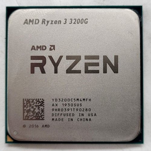 Купить Процессор AMD Ryzen 3 3200G 3.6(4)GHz 4MB sAM4 Tray (YD3200C5M4MFH) (Восстановлено продавцом, 799333) с проверкой совместимости: обзор, характеристики, цена в Киеве, Днепре, Одессе, Харькове, Украине | интернет-магазин TELEMART.UA фото