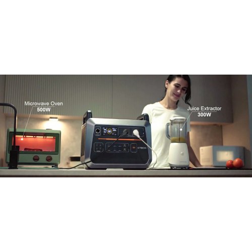 Купити Уцінка зарядна станція CTECHi ST2000 Portable Power Station 2000W 1536Wh (Вітринний зразок, 799387) - ціна в Києві, Львові, Вінниці, Хмельницькому, Франківську, Україні | інтернет-магазин TELEMART.UA фото