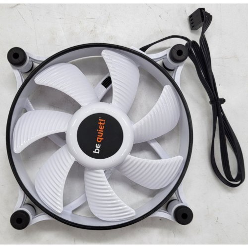 Кулер для корпуса Be Quiet! Shadow Wings 2 120mm PWM (BL089) White (Відновлено продавцем, 799395) купити з перевіркою сумісності: огляд, характеристики, ціна у Києві, Львові, Вінниці, Хмельницькому, Івано-Франківську, Україні | інтернет-магазин TELEMART.UA фото