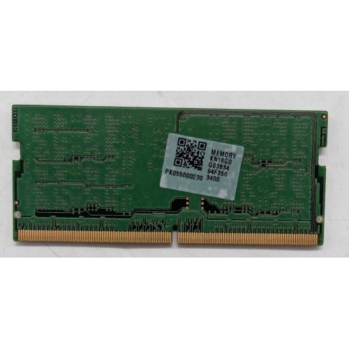 Купить Hynix 16 GB SO-DIMM DDR5 4800 MHz (HMCG78MEBSA092N) (Восстановлено продавцом, 799408) с проверкой совместимости: обзор, характеристики, цена в Киеве, Днепре, Одессе, Харькове, Украине | интернет-магазин TELEMART.UA фото