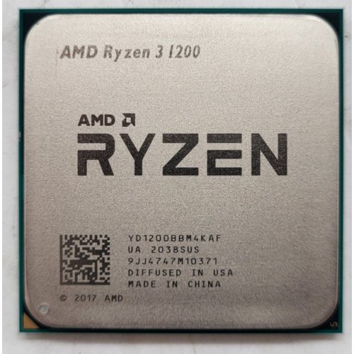 Купить Процессор AMD Ryzen 3 1200 3.1(3.4)GHz sAM4 Box (YD1200BBAEBOX) (Восстановлено продавцом, 799446) с проверкой совместимости: обзор, характеристики, цена в Киеве, Днепре, Одессе, Харькове, Украине | интернет-магазин TELEMART.UA фото