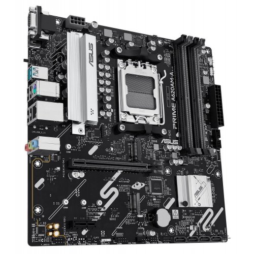 Купить Материнская плата Asus PRIME A620AM-A-CSM (sAM5, AMD A620) с проверкой совместимости: обзор, характеристики, цена в Киеве, Днепре, Одессе, Харькове, Украине | интернет-магазин TELEMART.UA фото