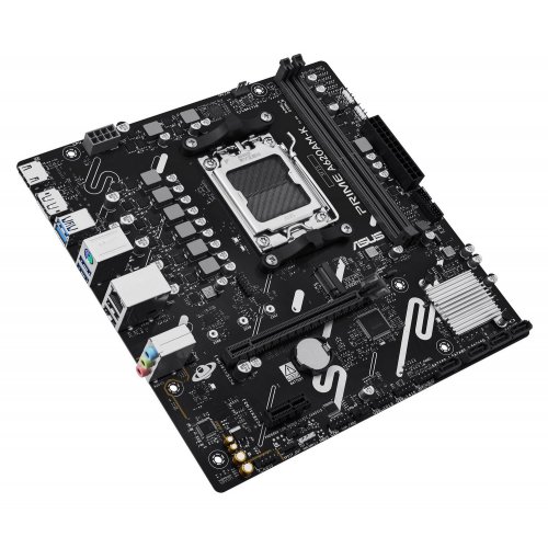Купить Материнская плата Asus PRIME A620AM-K (sAM5, AMD A620) с проверкой совместимости: обзор, характеристики, цена в Киеве, Днепре, Одессе, Харькове, Украине | интернет-магазин TELEMART.UA фото