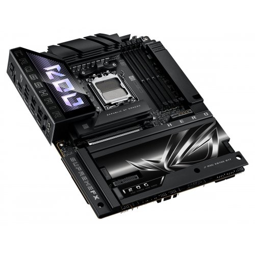 Материнська плата Asus ROG CROSSHAIR X870E HERO BTF (sAM5, AMD X870E) купити з перевіркою сумісності: огляд, характеристики, ціна у Києві, Львові, Вінниці, Хмельницькому, Івано-Франківську, Україні | інтернет-магазин TELEMART.UA фото