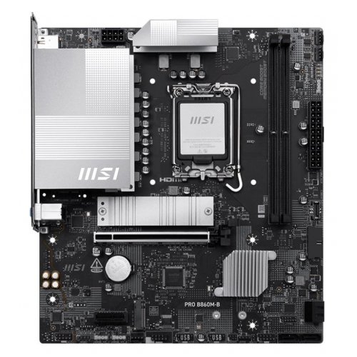 Купить Материнская плата MSI PRO B860M-B (s1851, Intel B860) с проверкой совместимости: обзор, характеристики, цена в Киеве, Днепре, Одессе, Харькове, Украине | интернет-магазин TELEMART.UA фото