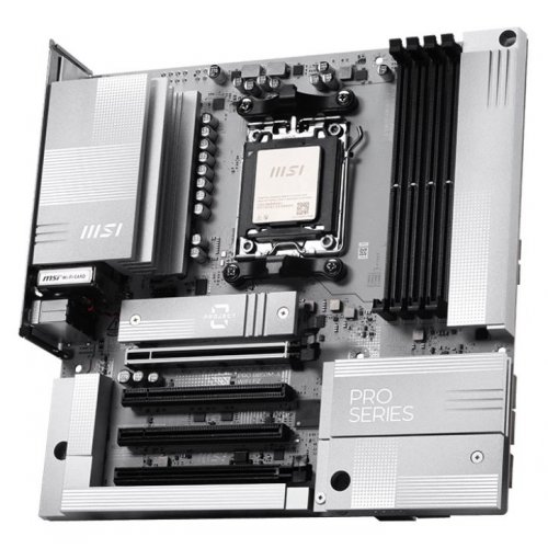 Материнська плата MSI PRO B850M-A WIFI PZ (sAM5, AMD B850) купити з перевіркою сумісності: огляд, характеристики, ціна у Києві, Львові, Вінниці, Хмельницькому, Івано-Франківську, Україні | інтернет-магазин TELEMART.UA фото