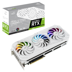 Відеокарта Asus ROG GeForce RTX 3090 STRIX OC White 24576MB (ROG-STRIX-RTX3090-O24G-WHITE) (Відновлено продавцем, 799685)
