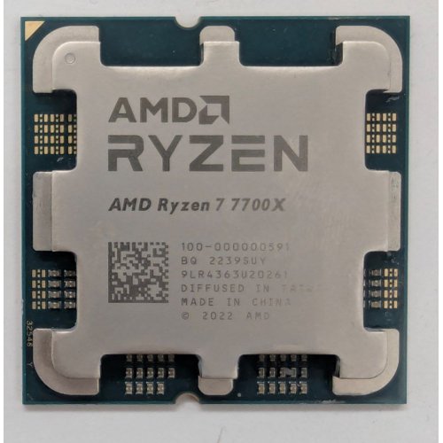 Купить Процессор AMD Ryzen 7 7700X 4.5(5.4)GHz 32MB sAM5 Box (100-100000591WOF) (Восстановлено продавцом, 799687) с проверкой совместимости: обзор, характеристики, цена в Киеве, Днепре, Одессе, Харькове, Украине | интернет-магазин TELEMART.UA фото
