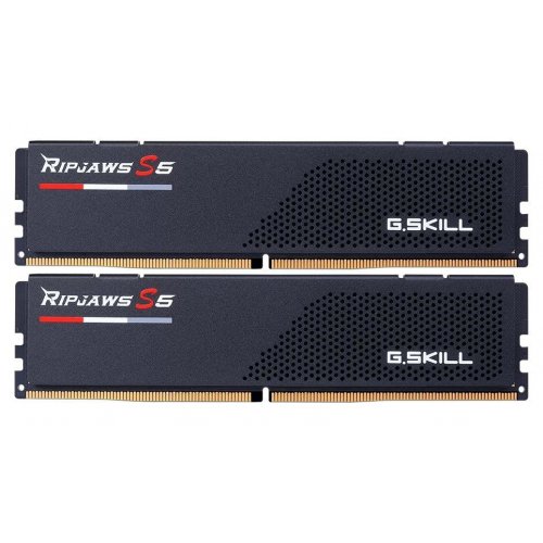 Озп G.Skill DDR5 96GB (2x48GB) 6400MHz Ripjaws S5 (F5-6400J3239F48GX2-RS5K) (Відновлено продавцем, 799697) купити з перевіркою сумісності: огляд, характеристики, ціна у Києві, Львові, Вінниці, Хмельницькому, Івано-Франківську, Україні | інтернет-магазин TELEMART.UA фото