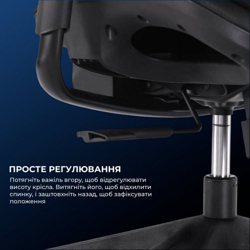 Купити Ергономічне крісло Sihoo X5C Mesh (X5C-301) Black - ціна в Києві, Львові, Вінниці, Хмельницькому, Франківську, Україні | інтернет-магазин TELEMART.UA фото