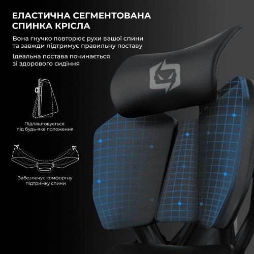 Эргономичное кресло Sihoo X5C Mesh (X5C-301) Black купить в Украине: Киев, Днепр, Харьков, Одесса  | Низкая цена, отзывы, характеристики от TELEMART фото