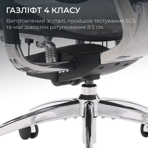 Купити Крісло офісне Sihoo DORO S300 Mesh (S300-M201) Dark Grey - ціна в Києві, Львові, Вінниці, Хмельницькому, Франківську, Україні | інтернет-магазин TELEMART.UA фото