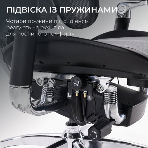 Купити Крісло офісне Sihoo DORO S300 Mesh (S300-M201) Dark Grey - ціна в Києві, Львові, Вінниці, Хмельницькому, Франківську, Україні | інтернет-магазин TELEMART.UA фото