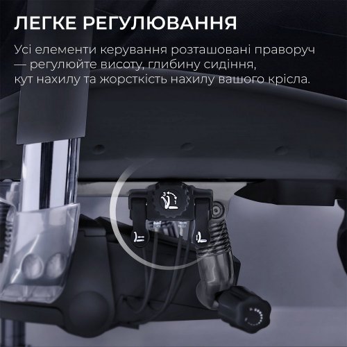 Купити Крісло офісне Sihoo DORO S300 Mesh (S300-M201) Dark Grey - ціна в Києві, Львові, Вінниці, Хмельницькому, Франківську, Україні | інтернет-магазин TELEMART.UA фото