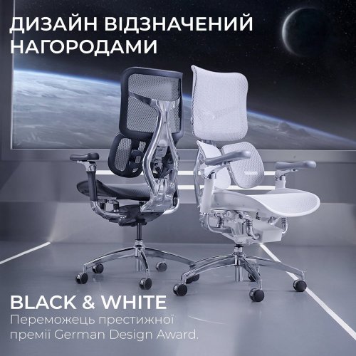 Купити Крісло офісне Sihoo DORO S300 Mesh (S300-M202) Light Grey - ціна в Києві, Львові, Вінниці, Хмельницькому, Франківську, Україні | інтернет-магазин TELEMART.UA фото