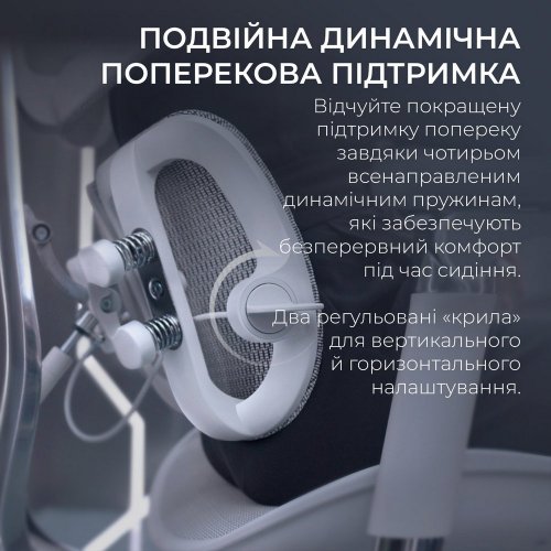Купити Крісло офісне Sihoo DORO S300 Mesh (S300-M202) Light Grey - ціна в Києві, Львові, Вінниці, Хмельницькому, Франківську, Україні | інтернет-магазин TELEMART.UA фото