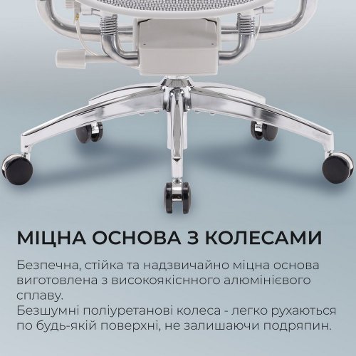 Купити Крісло офісне Sihoo DORO S300 Mesh (S300-M202) Light Grey - ціна в Києві, Львові, Вінниці, Хмельницькому, Франківську, Україні | інтернет-магазин TELEMART.UA фото