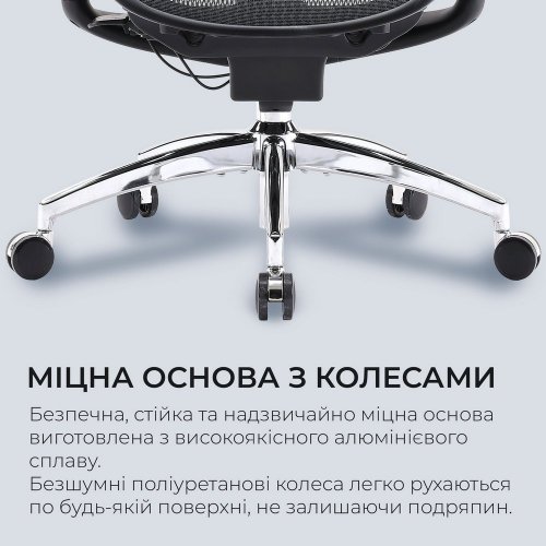 Купити Крісло офісне Sihoo DORO C300 Pro Mesh (DORO-C300-PRO-M101) Black - ціна в Києві, Львові, Вінниці, Хмельницькому, Франківську, Україні | інтернет-магазин TELEMART.UA фото