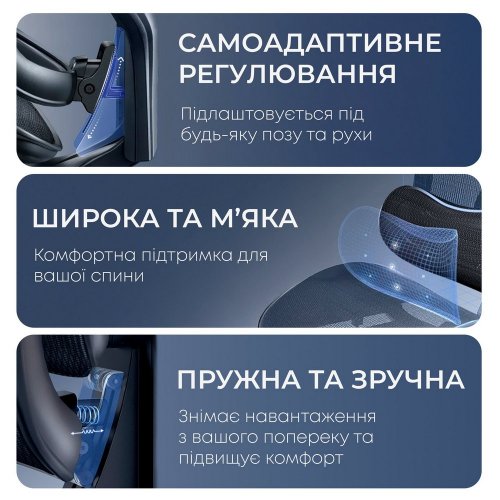 Купити Крісло офісне Sihoo DORO C300L Mesh (DORO-C300L-A3-101) Black - ціна в Києві, Львові, Вінниці, Хмельницькому, Франківську, Україні | інтернет-магазин TELEMART.UA фото