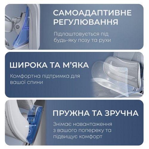 Купити Крісло офісне Sihoo DORO C300L Mesh (DORO-C300L-A3-102) White - ціна в Києві, Львові, Вінниці, Хмельницькому, Франківську, Україні | інтернет-магазин TELEMART.UA фото