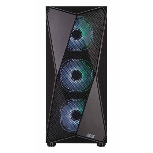 Корпус 2E Gaming Aruba без БЖ (2E-G3313B) Black купити з перевіркою сумісності: огляд, характеристики, ціна у Києві, Львові, Вінниці, Хмельницькому, Івано-Франківську, Україні | інтернет-магазин TELEMART.UA фото
