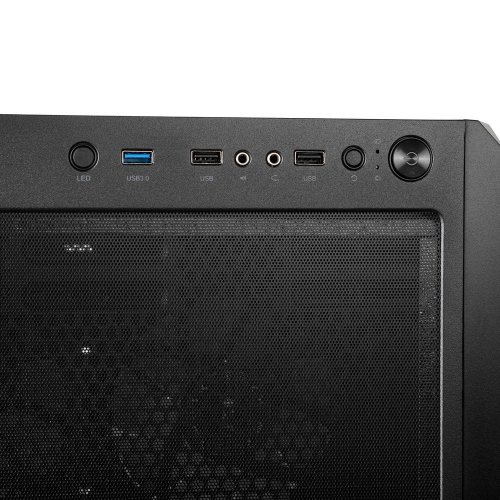 Корпус 2E Gaming Aruba без БЖ (2E-G3313B) Black купити з перевіркою сумісності: огляд, характеристики, ціна у Києві, Львові, Вінниці, Хмельницькому, Івано-Франківську, Україні | інтернет-магазин TELEMART.UA фото
