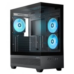 Корпус CHIEFTEC VISTA Tempered Glass без БП (GT-01B-OP) Black