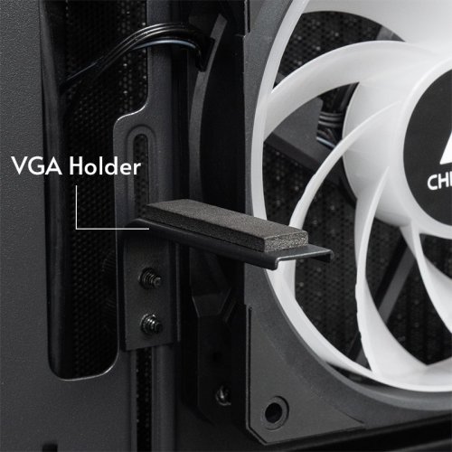 Купить Корпус CHIEFTEC VISTA Tempered Glass без БП (GT-01B-OP) Black с проверкой совместимости: обзор, характеристики, цена в Киеве, Днепре, Одессе, Харькове, Украине | интернет-магазин TELEMART.UA фото
