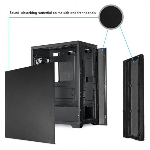 Купить Корпус CHIEFTEC Pro Midi Q без БП (AS-02B-OP) Black с проверкой совместимости: обзор, характеристики, цена в Киеве, Днепре, Одессе, Харькове, Украине | интернет-магазин TELEMART.UA фото