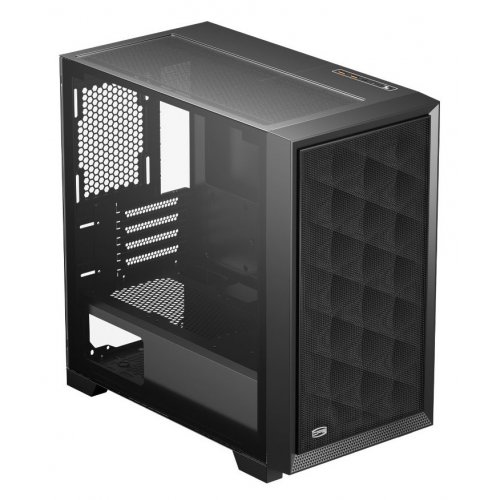 Корпус PCCooler C3D310 Tempered Glass без БЖ Black купити з перевіркою сумісності: огляд, характеристики, ціна у Києві, Львові, Вінниці, Хмельницькому, Івано-Франківську, Україні | інтернет-магазин TELEMART.UA фото