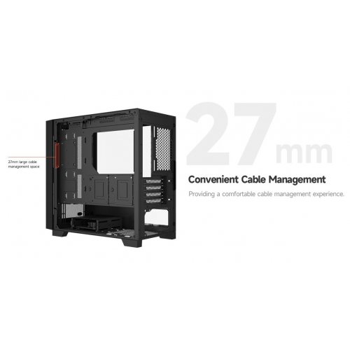 Корпус PCCooler C3D310 Tempered Glass без БЖ Black купити з перевіркою сумісності: огляд, характеристики, ціна у Києві, Львові, Вінниці, Хмельницькому, Івано-Франківську, Україні | інтернет-магазин TELEMART.UA фото