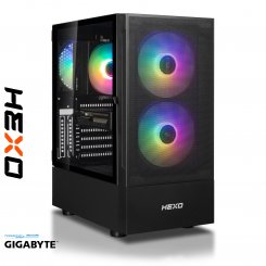 Комп'ютер HEXO Gaming Mainstream Pro (HGMP-5500N5060-32S1TBK) Black / AMD Ryzen 5 5500 (3.6-4.2), 6 ядер / RTX 5060 / 32 ГБ (DDR4) / 1024 ГБ (SSD)
