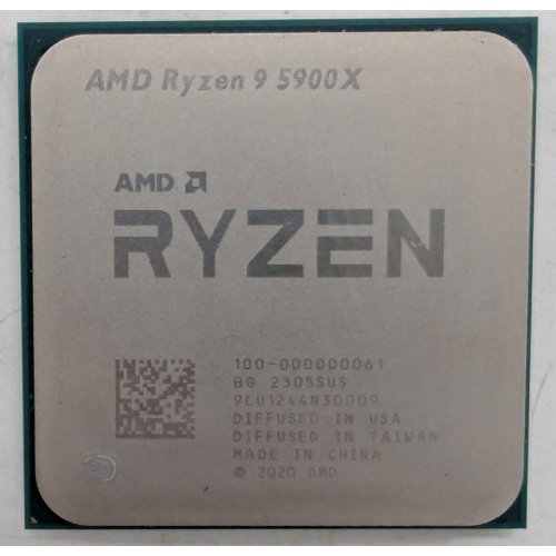 Купить Процессор AMD Ryzen 9 5900X 3.7(4.8)GHz 64MB sAM4 Tray (100-000000061) (Восстановлено продавцом, 799775) с проверкой совместимости: обзор, характеристики, цена в Киеве, Днепре, Одессе, Харькове, Украине | интернет-магазин TELEMART.UA фото