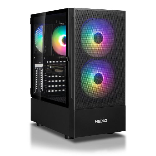 Купить Компьютер HEXO Gaming Mainstream Pro (HGMP-7500FN5060TI-32S1TBK) Black - цена в Харькове, Киеве, Днепре, Одессе
в интернет-магазине Telemart фото
