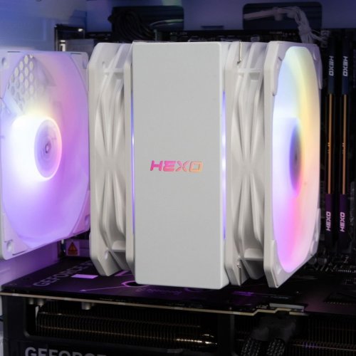 Компьютер HEXO Gaming Mainstream Pro (HGMP-7500FN5060-32S1TWH) White купить в Украине: Киев, Днепр, Харьков, Одесса  | Низкая цена, отзывы, характеристики от TELEMART фото