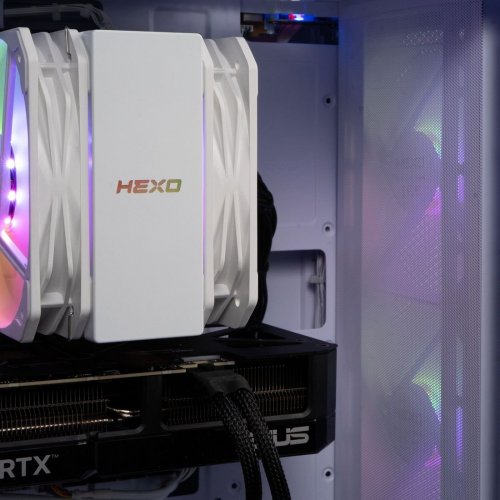 Компьютер HEXO Gaming Mainstream Pro (HGMP-7500FN5060-32S1TWH) White купить в Украине: Киев, Днепр, Харьков, Одесса  | Низкая цена, отзывы, характеристики от TELEMART фото