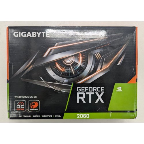 Купить Видеокарта Gigabyte GeForce RTX 2060 WindForce OC 6144MB (GV-N2060WF2OC-6GD) (Восстановлено продавцом, 799870) с проверкой совместимости: обзор, характеристики, цена в Киеве, Днепре, Одессе, Харькове, Украине | интернет-магазин TELEMART.UA фото