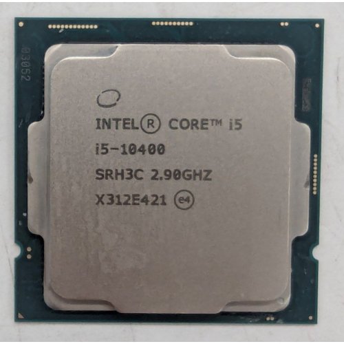 Процесор Intel Core i5-10400 2.9(4.3)GHz s1200 Box (BX8070110400) (Відновлено продавцем, 800048) купити з перевіркою сумісності: огляд, характеристики, ціна у Києві, Львові, Вінниці, Хмельницькому, Івано-Франківську, Україні | інтернет-магазин TELEMART.UA фото
