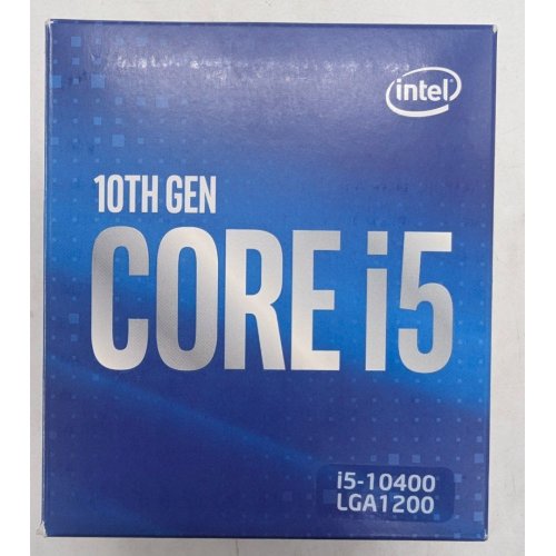 Процесор Intel Core i5-10400F 2.9(4.3)GHz s1200 Box (BX8070110400F) (Відновлено продавцем, 800051) купити з перевіркою сумісності: огляд, характеристики, ціна у Києві, Львові, Вінниці, Хмельницькому, Івано-Франківську, Україні | інтернет-магазин TELEMART.UA фото