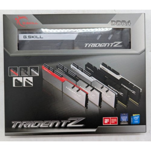 Озп G.Skill DDR4 32GB (2x16GB) 3200Mhz Trident Z (F4-3200C16D-32GTZKW) (Відновлено продавцем, 800058) купити з перевіркою сумісності: огляд, характеристики, ціна у Києві, Львові, Вінниці, Хмельницькому, Івано-Франківську, Україні | інтернет-магазин TELEMART.UA фото
