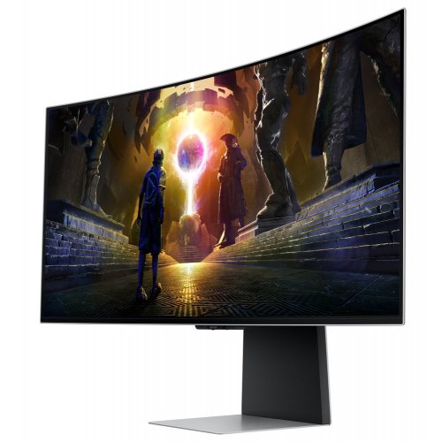 Купить Уценка монитор Samsung 34" Odyssey OLED G8 (LS34DG852SIXUA) Silver (Вскрытая упаковка, 800067) - цена в Харькове, Киеве, Днепре, Одессе
в интернет-магазине Telemart фото