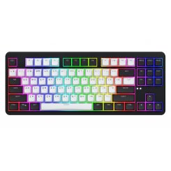 Уцінка клавіатура HATOR Rockfall 3 TKL Aurum Orange Linear Rev.2.0 Wireless (HTK850UA) Black (Розкрита упаковка, 800107)