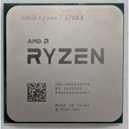 Купить Процессор AMD Ryzen 7 5700X 3.4(4.6)GHz 32MB sAM4 Tray (100-000000926) (Восстановлено продавцом, 800150) с проверкой совместимости: обзор, характеристики, цена в Киеве, Днепре, Одессе, Харькове, Украине | интернет-магазин TELEMART.UA фото