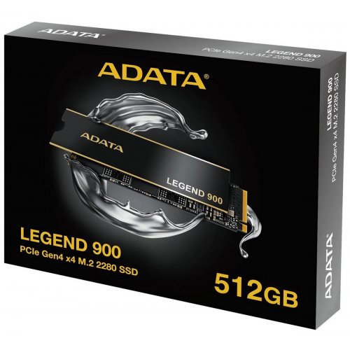 SSD-диск ADATA Legend 900 3D NAND 512GB M.2 (2280 PCI-E) (SLEG-900-512GCS) купити з перевіркою сумісності: огляд, характеристики, ціна у Києві, Львові, Вінниці, Хмельницькому, Івано-Франківську, Україні | інтернет-магазин TELEMART.UA фото