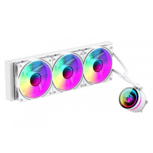 Готова СВО GAMEMAX IceBurg 360 Infinity White купити з перевіркою сумісності: огляд, характеристики, ціна у Києві, Львові, Вінниці, Хмельницькому, Івано-Франківську, Україні | інтернет-магазин TELEMART.UA фото
