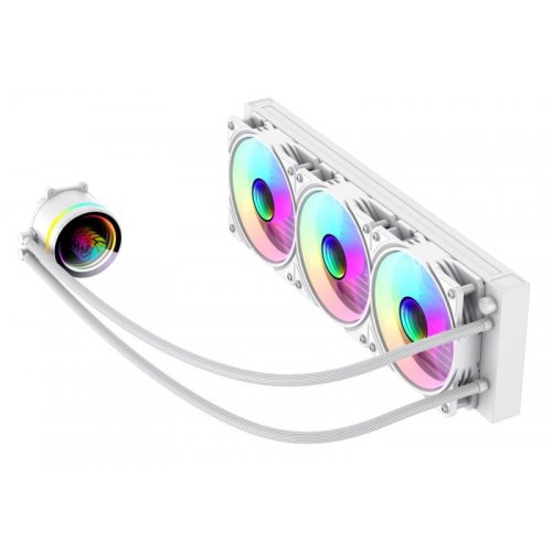Готова СВО GAMEMAX IceBurg 360 Infinity White купити з перевіркою сумісності: огляд, характеристики, ціна у Києві, Львові, Вінниці, Хмельницькому, Івано-Франківську, Україні | інтернет-магазин TELEMART.UA фото